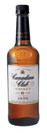 Canadian Club Canadian Whisky 6 (1858) Year Sale