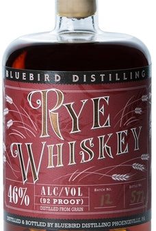 Bluebird Distilling Rye Whiskey Supply