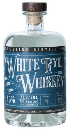 Bluebird Distilling White Rye Whiskey Online