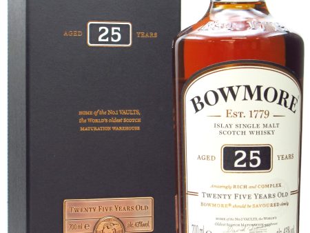 Bowmore 25 Year Old Single Malt Scotch Whisky For Sale