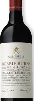 Campbells Shiraz Bobbie Burns 2013 Cheap