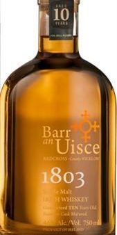 Barr An Uisce Irish Whiskey Single Malt 10 Year 1803 Sale