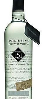 Boyd & Blair Vodka Potato 151 Proof Sale