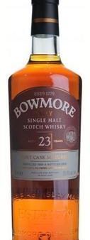 Bowmore Scotch Single Malt 23 Year Port Cask Matured Fashion