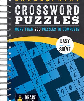 Large Print Crossword Puzzles Blue: More Than 200 Puzzles to Complete Online now