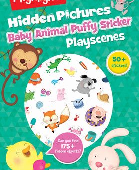 Baby Animal Hidden Pictures Puffy Sticker Playscenes Fashion